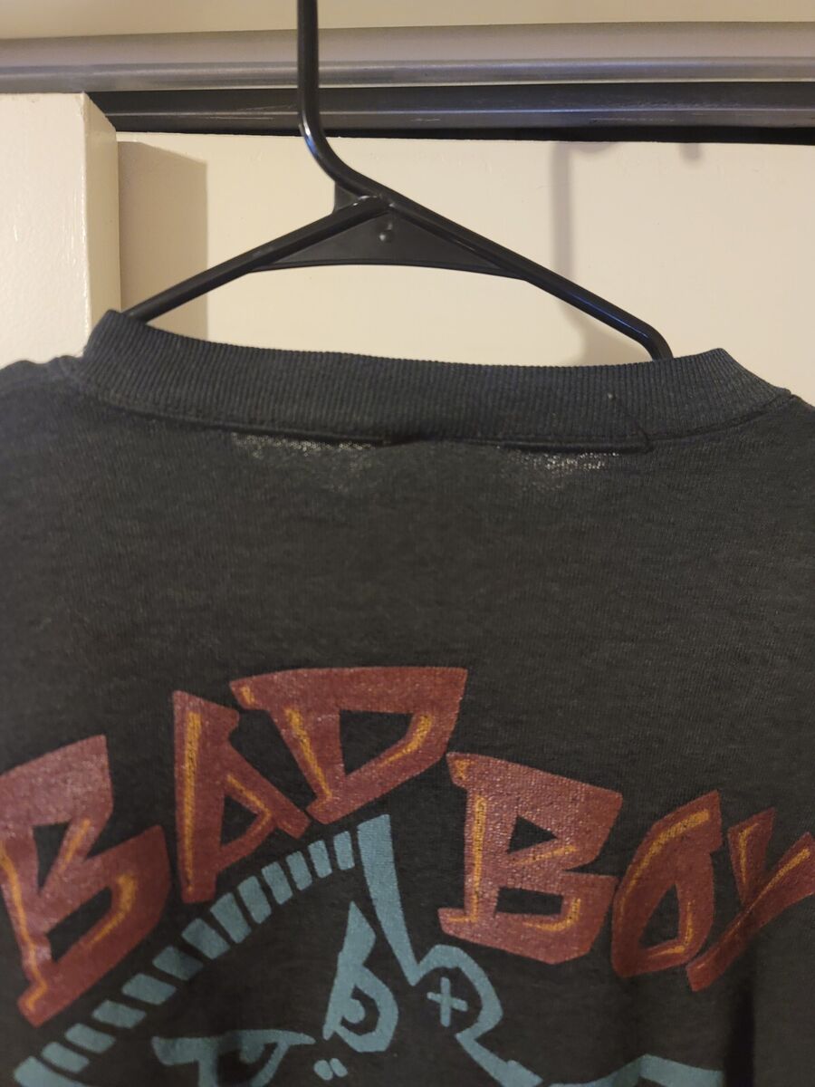 Vintage Bad Boy Club Crew Mock Sweatshirt 1980's Black Vintage Bad Boy Club Crew Mock Sweatshirt 1980's Black