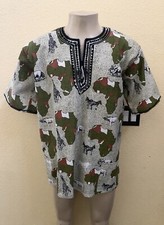 Unbranded Men  s Size XL Multicolored Printed Traditional African Dashiki Shirt