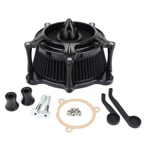 For Harley Spike Air Cleaner Intake Filter Touring Road King Glide 17-24 Softail - Picture 4 of 9