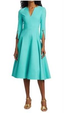 NEW OSCAR DE LA RENTA BROACH A-LINE DRESS SZ 14 MRSP: $2990 CURRENT