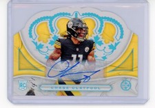 Chase Claypool 2020 Chronicles Crown Royale Rookie Auto Platinum #1/1