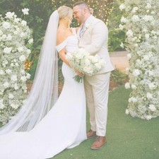 118    Bridal Cathedral Length Veils 1 Tier Long Wedding Veil for Bri