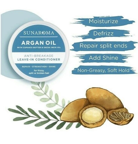 Sunaroma ARGAN OIL RESTORATIVE SHAMPOO & Anti-Breakage Leave-In Conditioner - Picture 8 of 8