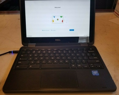 S14 LOT OF 1 DELL CHROMEBOOK 11 3189 TOUCH SCREEN FREE SHIPPING WITH CHARGER