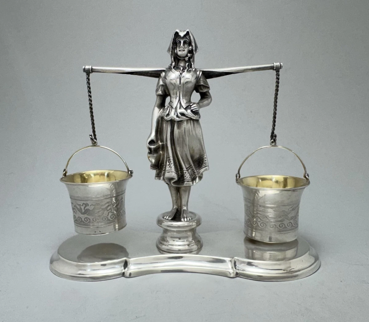 Silver Antique Salt Cellars for sale | eBay