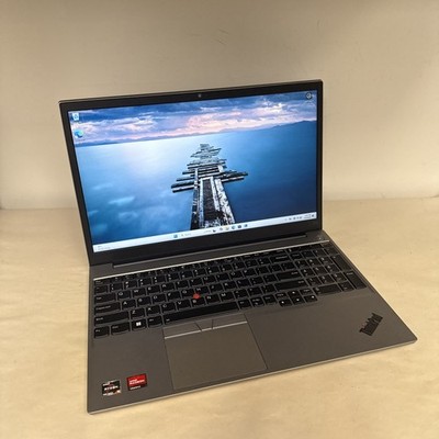 15.6'' Lenovo ThinkPad Laptop PC: AMD Ryzen 5 5625U 8GB RAM, 512GB NVME SSD
