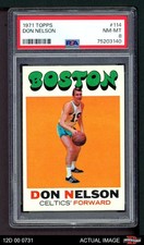 1971 Topps #114 Don Nelson Celtics HOF Iowa PSA 8 - NM/MT