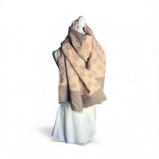 Winter Women's Scarf Luxury Design Double sided Cashmere Feel Warm outwear 74”lg