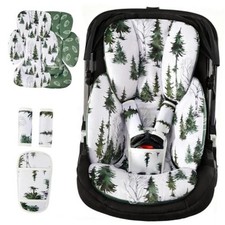 Infant Car Seat Insert for Newborn Preemie Newborn Infant Insert, Forest Green