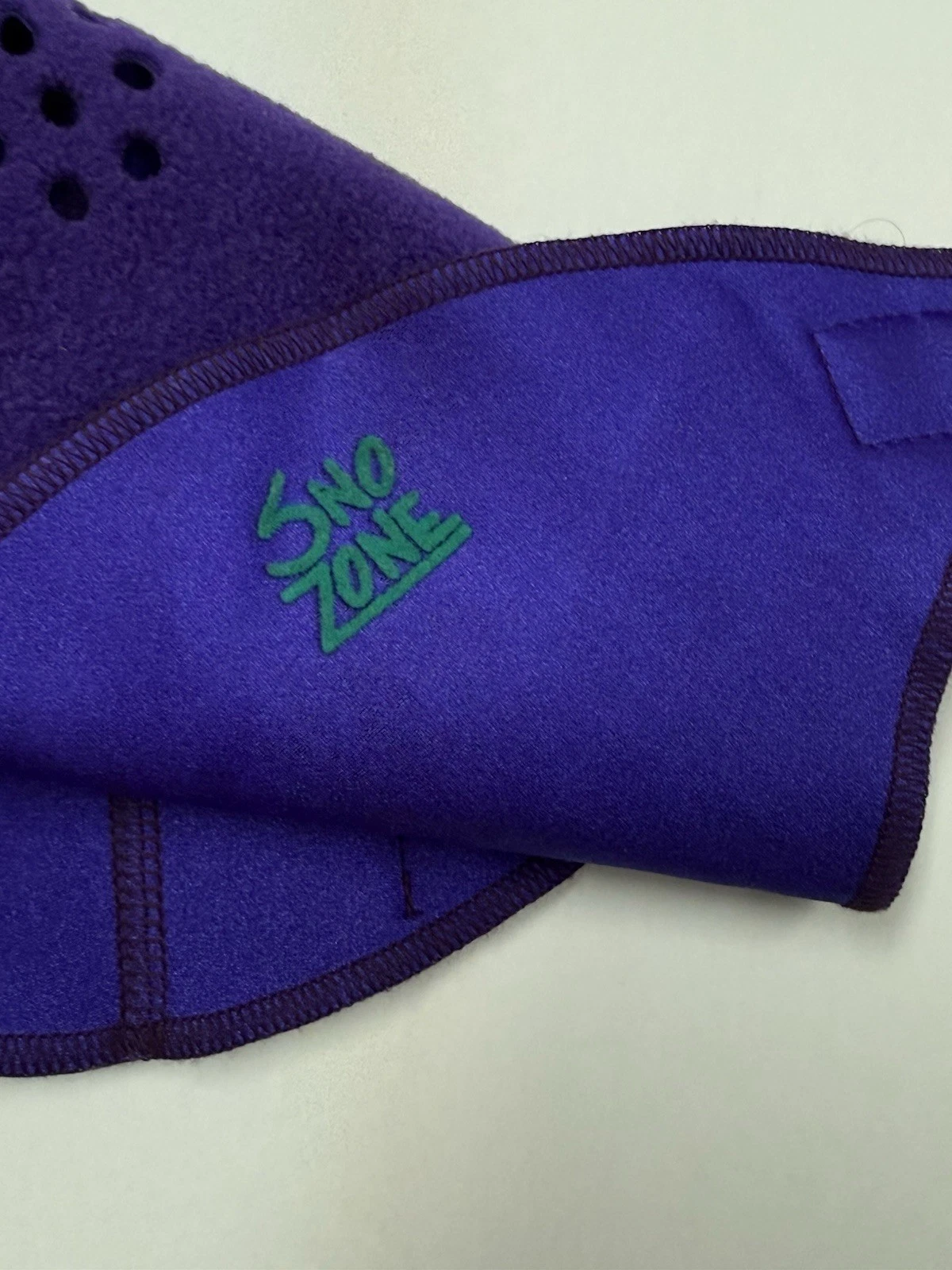 Ski Tote Polartek Sno Zone Purple and Teal Stormkloth Neck Warmer Face Mask USA