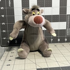 Disney Jungle Book Baloo 5" Plush Bear Small Stuffed Animal