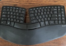 Microsoft Sculpt Ergonomic Wireless Keyboard Model 1559 WITH USB Dongle Works
