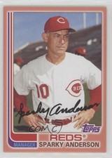 2017 Topps Archives 1982 Peach /199 Sparky Anderson #191 HOF 1u6
