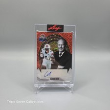 2025 Leaf Metal State Pride Cam Coleman Auto Red Refractor Gerald Ford SP RC