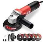 DCK Angle Grinder, 4-1/2-Inch, 6.7Amp Cut off Tool Grinder, 11,800 RPM with 2...