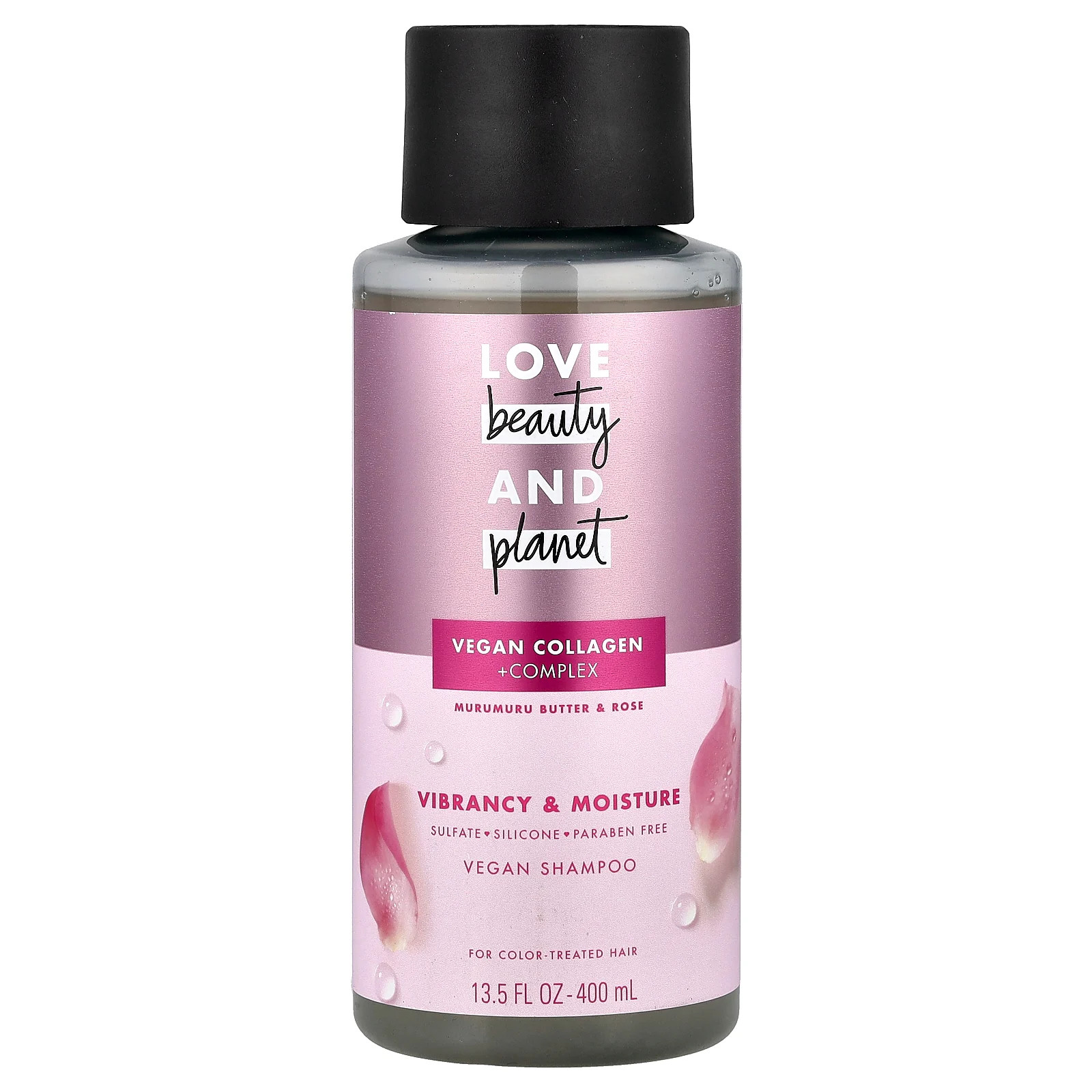 Vegan Shampoo, Collagen + Complex, For Color-Treated Hair, Murumuru Butter &