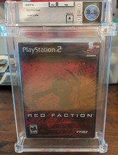 Red Faction 1st Print Sony PlayStation 2 PS2 New 2001 Factory Sealed WATA 8.5 A
