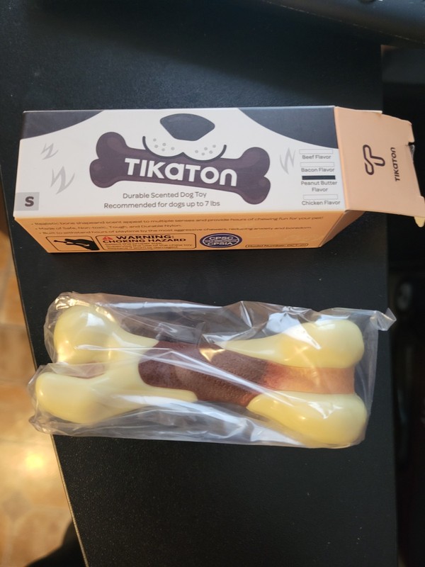 tikaton durable scented dog toy