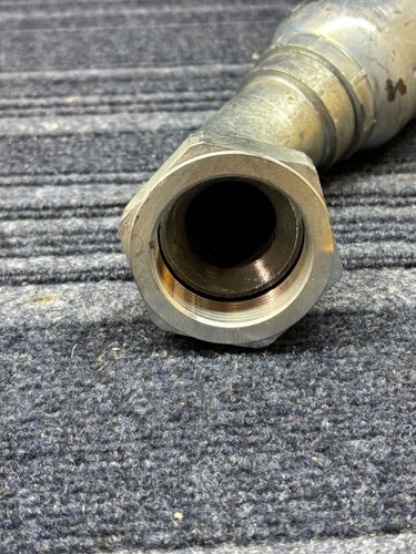 Parker 13777-24-24 Hydraulic 45° Elbow Female Swivel 1-1/2" JIC 37 Thread x Hose - Picture 2 of 4
