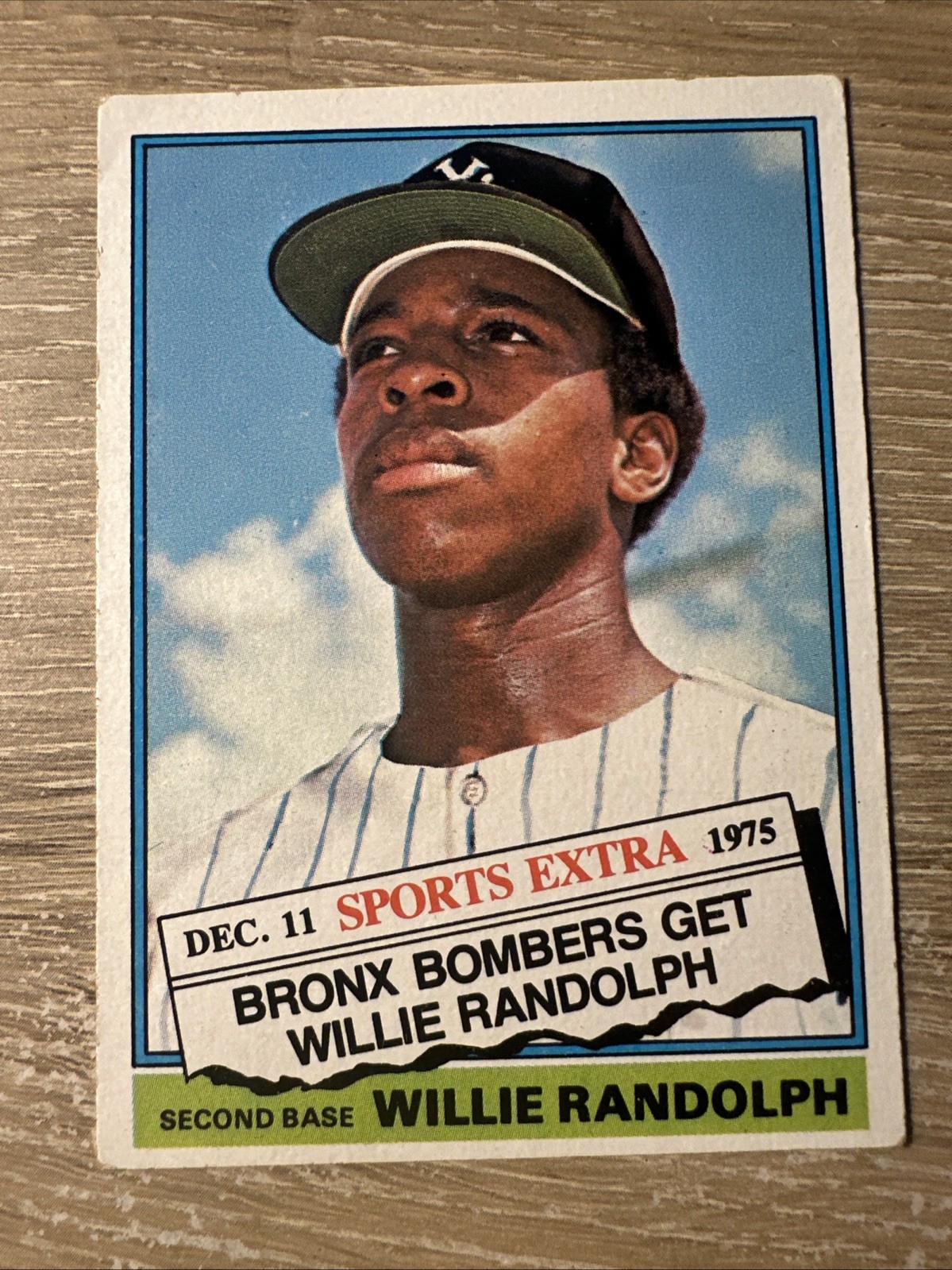 1976 Topps - WILLIE RANDOLPH RC - Sport Extra -Vintage New York Yankees Rookie