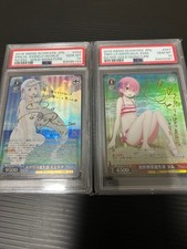 Isekai Tokonatsu Seikatsu Ram Emilia SP Signed Weiss Schwarz PSA10
