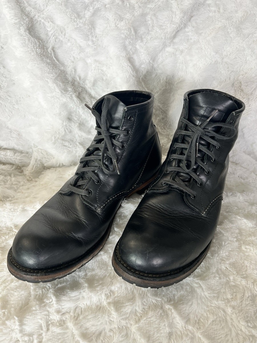 RED WING 9014/ベックマン Red Wing 9014 Beckman Black Featherstone Leather Boots Men's 10.5D
