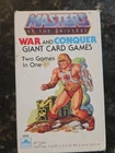 Vintage 1983 Masters of the Universe He-Man Giant Card Game War&Conquer Complete