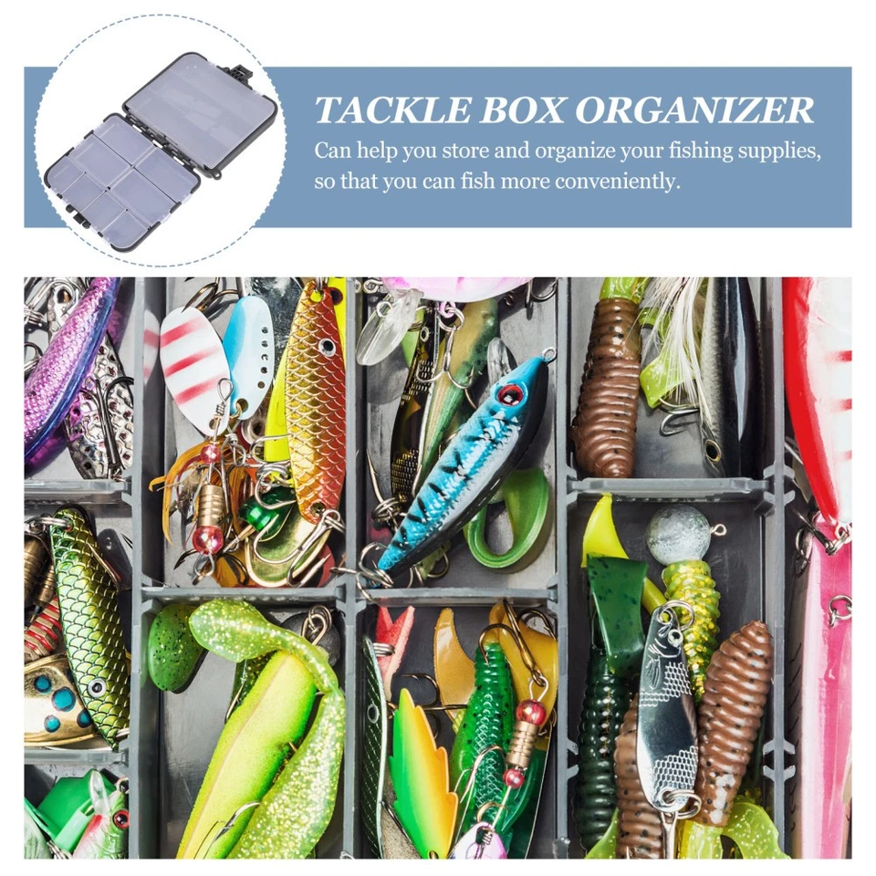  4 STÜCKE Fischereibox Angeln Köder Organizer Lure Container Lure Box mit - Bild 4 von 4