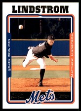 Matthew Lindstrom 2005 Topps #309 Mets MLB READ FREE SHIPPING AutographDen