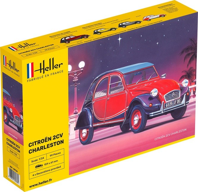 Heller 80766 - 1:24 Citroen 2CV Charleston - New