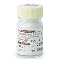 GC Gold Label 1 Luting - Lining Glass Ionomer Cement 35g Powder only