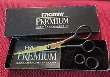 Tijeras de peluquería/belleza profesional Fromm Premium 'Gold Ice' #369 nuevas con etiquetas