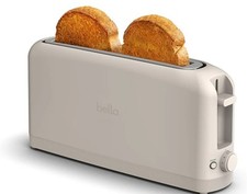 bella 2 Slice Slim Toaster, Fits-anywhere Kitchenware, 6 Setting Shade Control