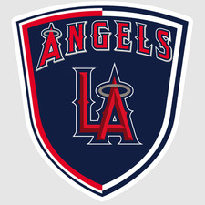 Los Angeles Red Navy Baseball Weather Resistant Vinyl Sticker/Decal 12
