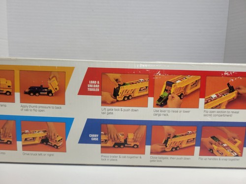 *New* 1986 Hot Wheels Semi Truck Trailer Transporter Car Hauler Carrying Case - Picture 17 of 22