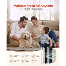 Electrostatic Air Filter, 20x25x1 inch Washable  Reusable Aluminum AC/HVAC Furn