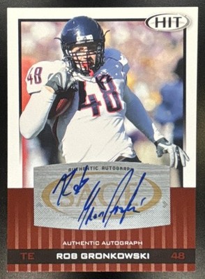 2010 SAGE HIT Rob Gronkowski Rookie RC Auto Autograph Wildcats #A84