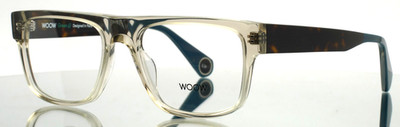 WOOW Hold Up 2 2883 Vintage Grey Transparent Mens Eyeglasses 52-17-144 B:38