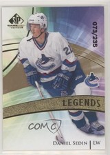 2020 Upper Deck SP Game Used Legends Golden Burst /235 Daniel Sedin #116 HOF 0b3
