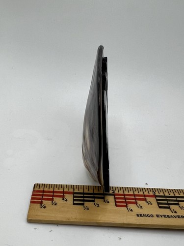 Zuni Black Witch Moon fetish Cody Nastacio Black Marble F4525 - Picture 5 of 6