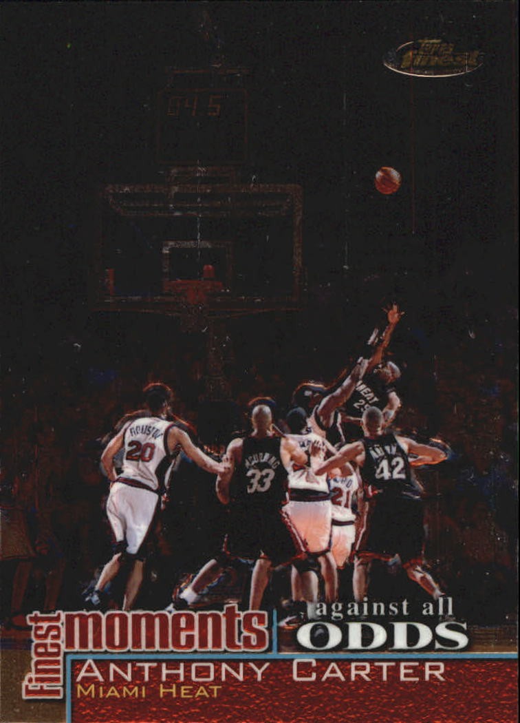 2000-01 Finest Moments #FMAC Anthony Carter - BSK
