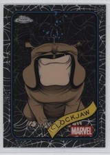 2025 Topps Chrome Marvel Comics Spider Web Refractor 300/399 Lockjaw #152 1l2