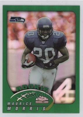 2002 Topps Chrome Rookie Refractor Maurice Morris #191 Rookie RC 1t2n
