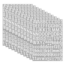 2772Pcs Alphabet Stickers 22 Sheets 1 Inches Alphabet Number Stickers Self Ad...