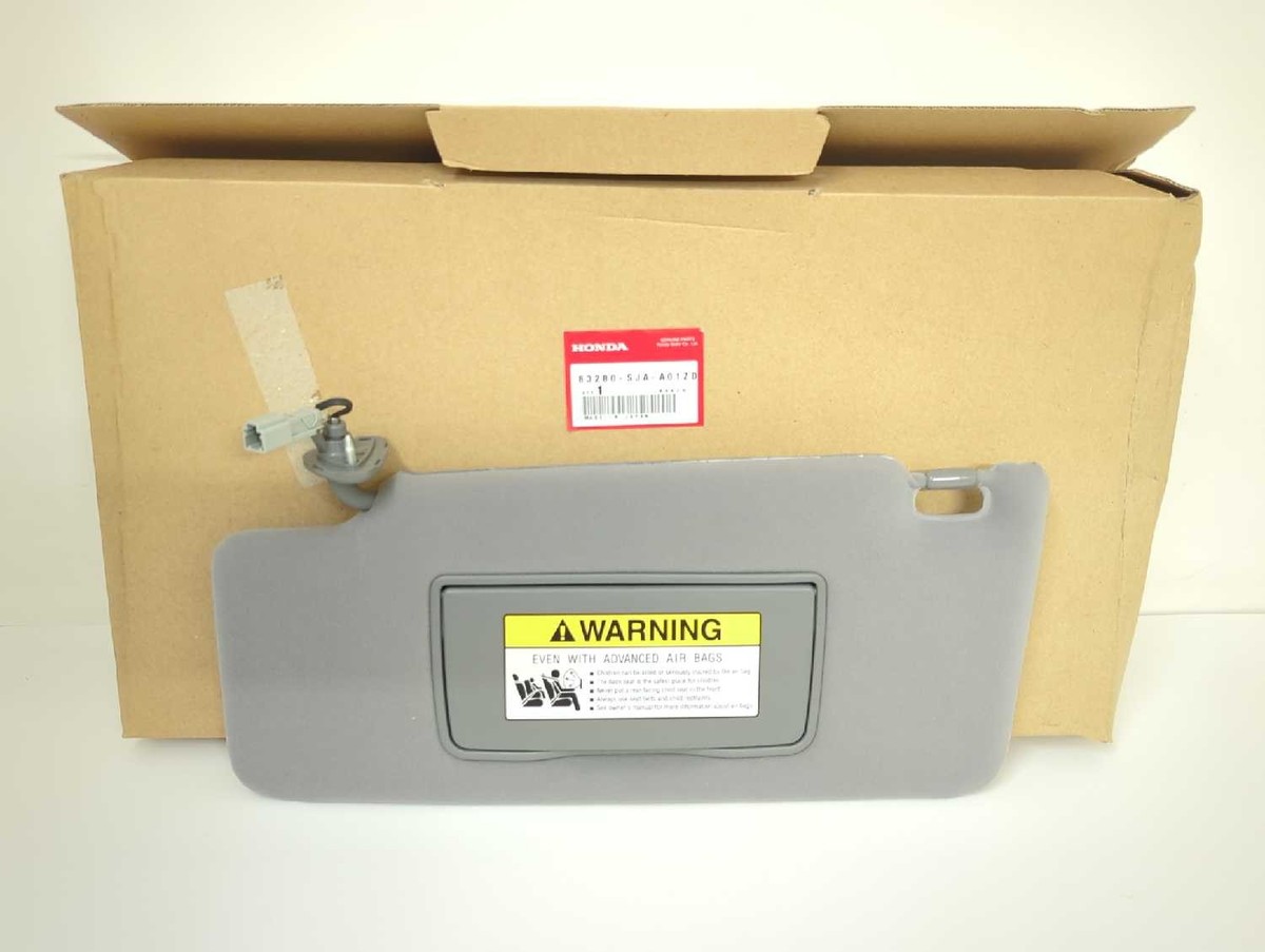 New OEM genuine Honda Sun Visor 2005-2012 Acura RL Grey LH lighted