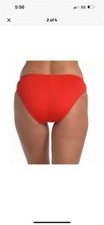 LAST CHANCE LA BLANCA Size 8 Red Island Goddess Swim Bottoms NWT Retail 51