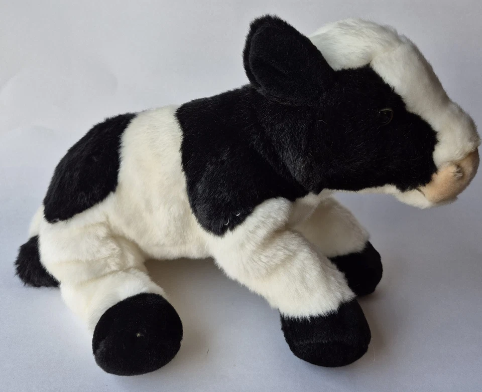 Ganz Webkinz Signature Cow WKS1013 11" Plush No Code Black White - Image 2 of 4