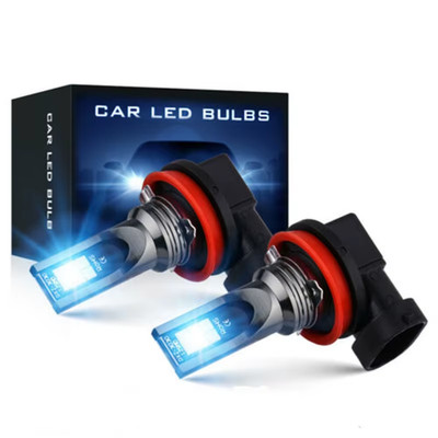 2 Stück LED H8 H16 JP LED H11 9005 HB3 9006 HB4 3030 12SMD Auto LED Nebelscheinwerfer Birnen 