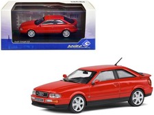 1/43 1992 Audi Coupe S2 Lazer Red – Solido Diecast Model Car