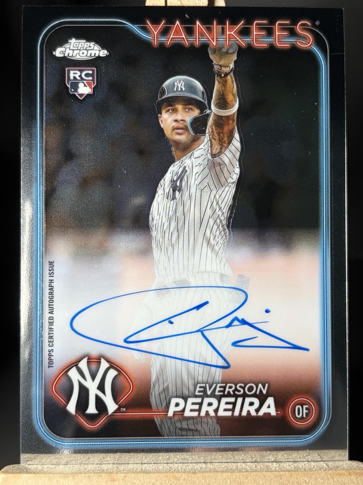2024 Topps Chrome - Rookie Autographs Everson Pereira #RA-EP (AU, RC)-113025*